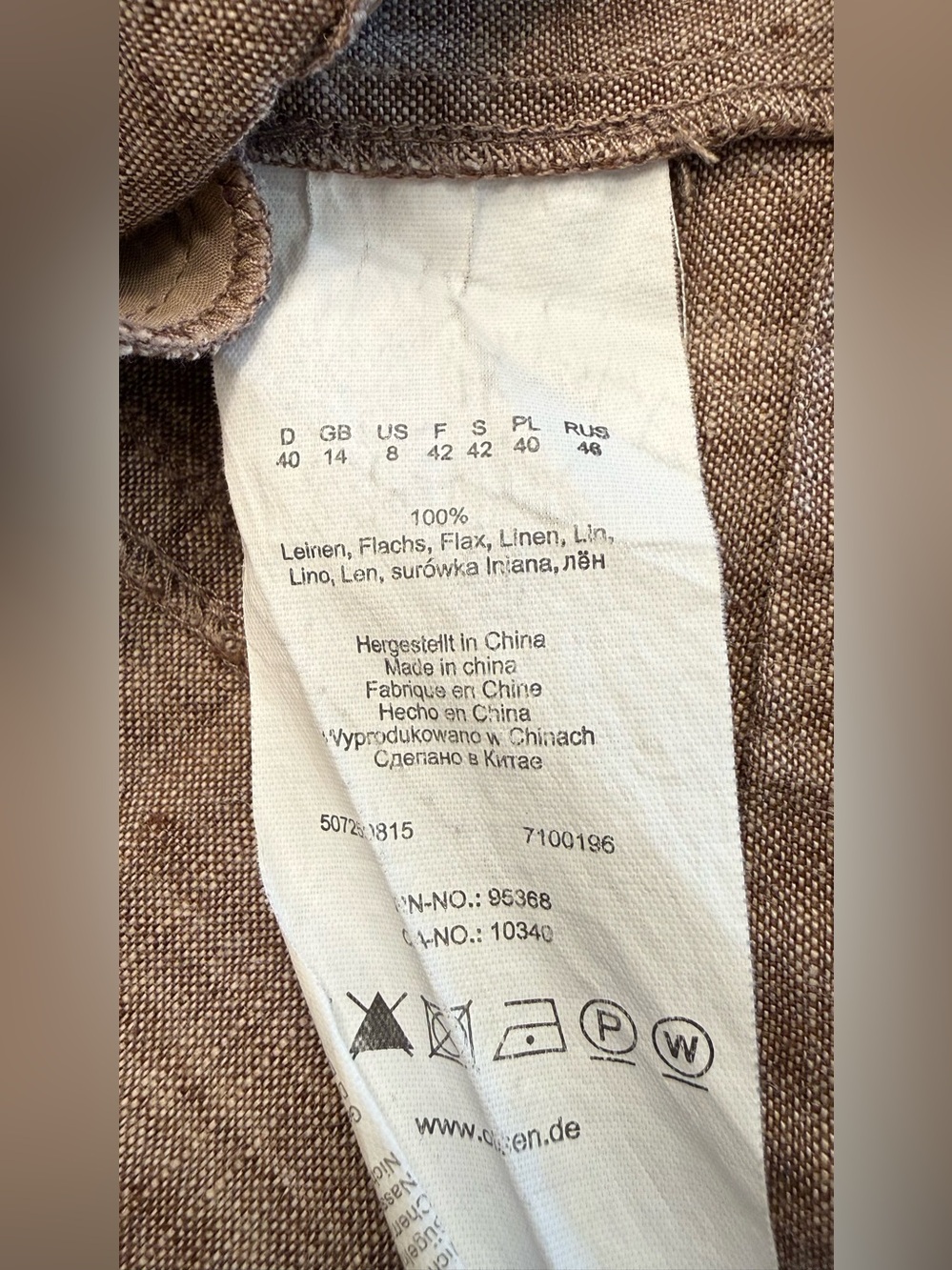 💯 Linen Jacket Olsen - Picture 9 of 11
